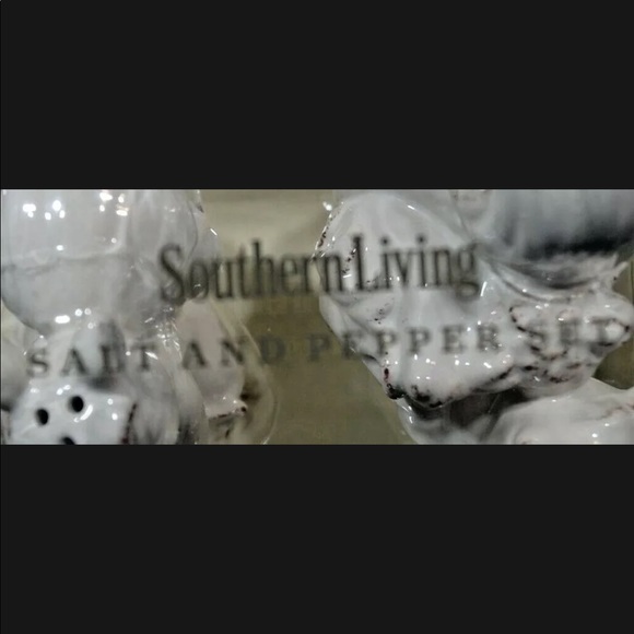 STONEWARE SOUTHERN LIVING SQUIRREL SALT AND PEPPER SHAKER SET NEW IN BOX - Picture 7 of 8